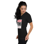 BLACK LIVES MATTERS  Unisex Short Sleeve V-Neck T-Shirt