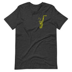 T-Shirt-saxophone
